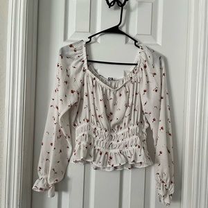 Floral Long Sleeve Blouse
